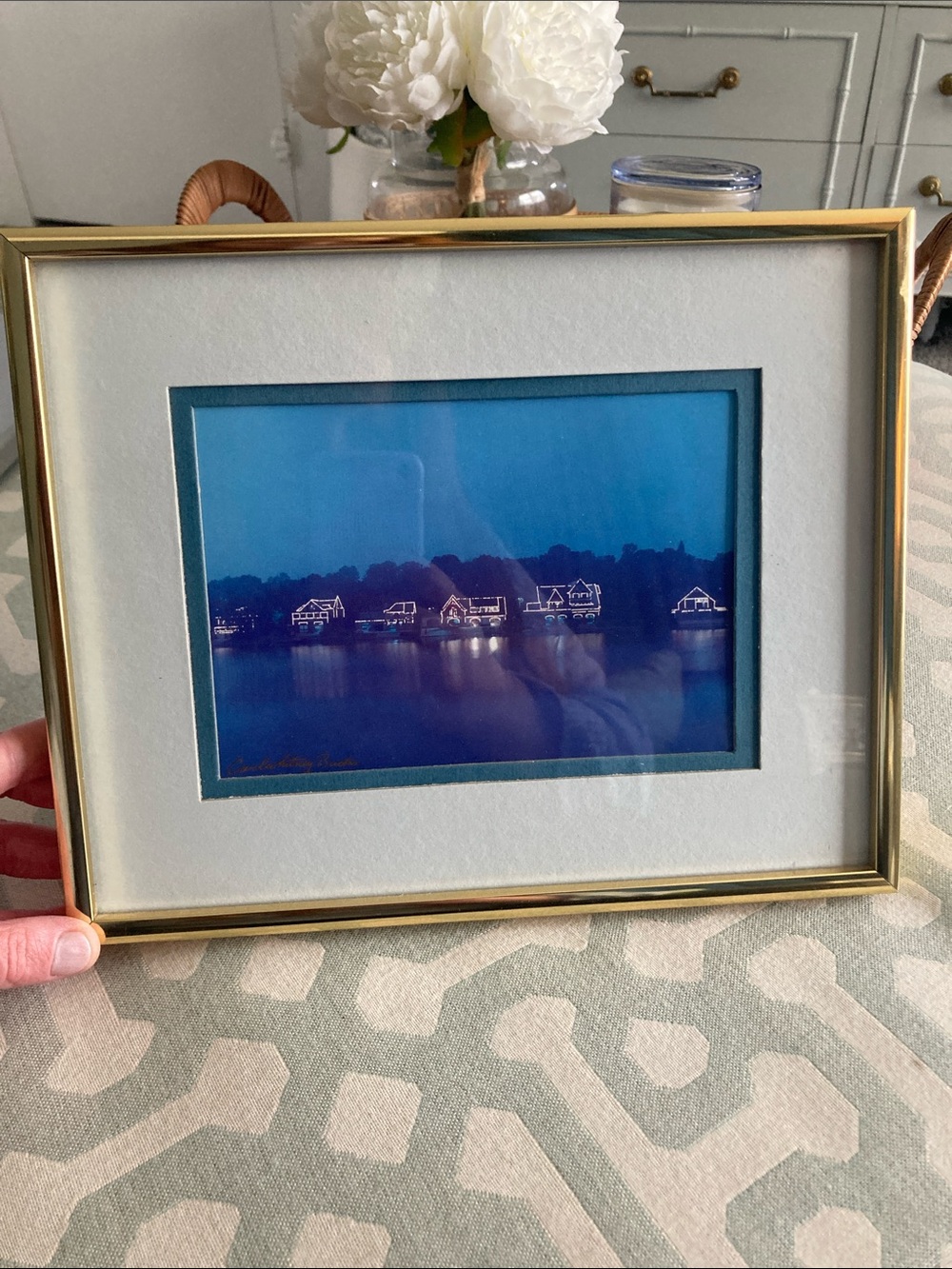Philadelphia Boathouse Row Framed Print by Carl Whitney Bucks